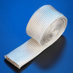 Fibre (Fiber) Glass Braided Sleeve (0)